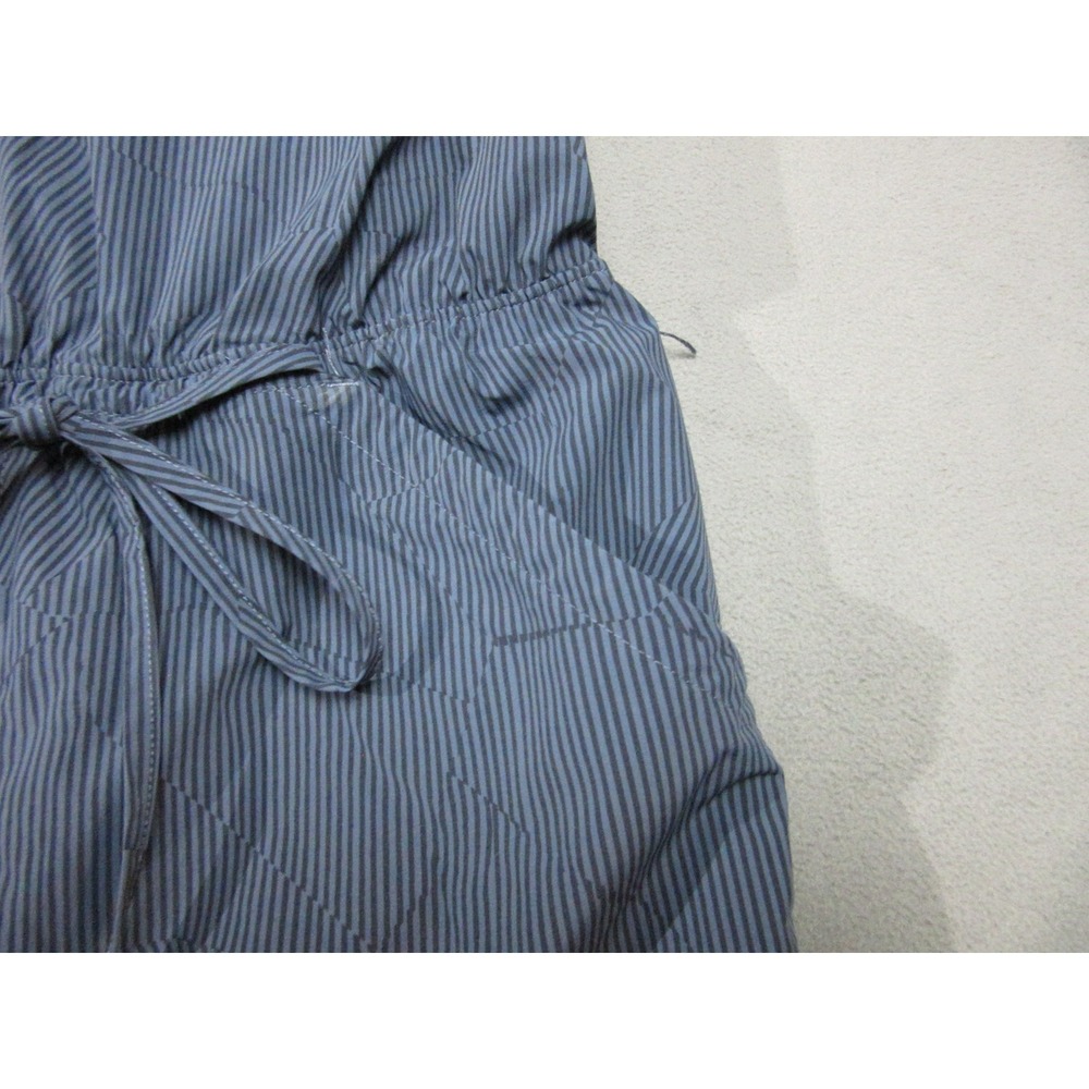 Mountain Hardwear Romper Womens Medium Blue Dynama Striped Activewear V Neck - Picture 3 of 16